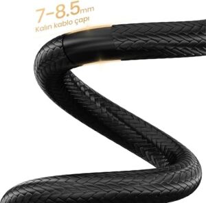 Premium 8k 60Hz 4K 120Hz Hdcp Arc Hdr Örgülü HDMI 2.1 Kablo 1.5 Metre