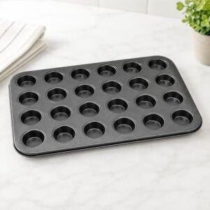 Muffin ve Cupcake Kalıbı – Yapışmaz Karbon Çelik Fırın Tepsisi, Kek ve Tart Kalıbı (6 Gözlü / 12 Gözlü / 24 Mini Gözlü Seçenekleri)