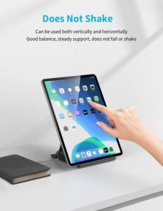 Dikey Dizüstü Bilgisayar Standı Tutucu, Arch Gravity Otomatik Kilitleme Tutucu Depolama Yuvası, Masa Düzenleyici Için Yer Tasarrufu, Tüm Macbook/ipad/dell/chromebook'a Uyar, Çift Dizüstü