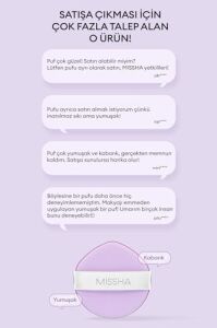 Yüksek Kapatıcılık Sağlayan Yumuşak Makyaj Süngeri (5 Adet) Glow Layering Fit Puff