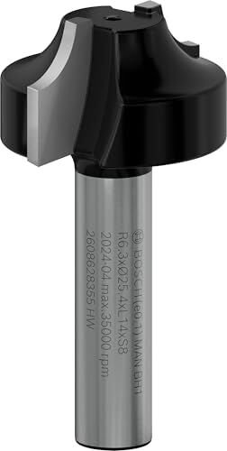 2608628355 Aksesuarı Profil Freze E 8 Mm, R1 6,3 Mm, D 25,4 Mm, L 14,3 Mm, G 46 mm