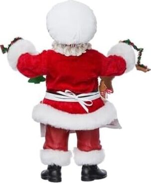 Kurt Adler Fabriche Noel Şefi Noel Baba Heykelcik, 30,5 cm