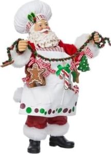 Kurt Adler Fabriche Noel Şefi Noel Baba Heykelcik, 30,5 cm