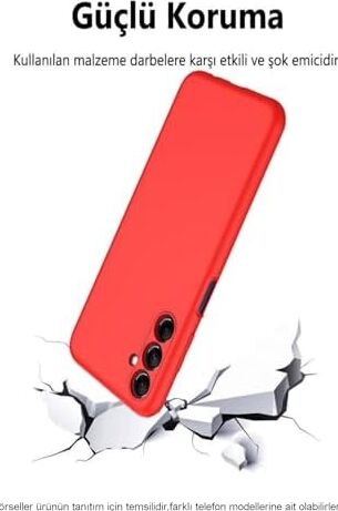 Galaxy S23 Fe Kapak Içi Kadife Kamera Korumalı Lansman Silikon Kılıf - Siyah