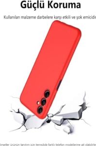 Galaxy S23 Fe Kapak Içi Kadife Kamera Korumalı Lansman Silikon Kılıf - Siyah