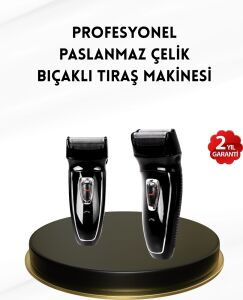 Uzun Pil Ömürlü Şarjlı Tıraş Makinesi – Hızlı Şarj, Ergonomik Tasarım, Çok Yönlü Kullanım