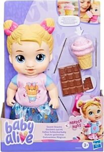 Baby Alive Tatlı Atıştırmalıklar Harper Hugs Oyuncak Bebek