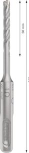 1x Pro Sds Plus-5x Kırıcı Delici Delme Ucu (Donatılı Beton, Beton, Ø 5,00 Mm, Professional Aksesuar Kırıcı Delici)