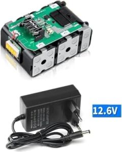 Depolife Şarjlı Matkap Için Şarj Adaptörü 12 Volt 14V 18V 20V 48V 58V Li-On Pil Şarj 5.0 Mh Üniversal