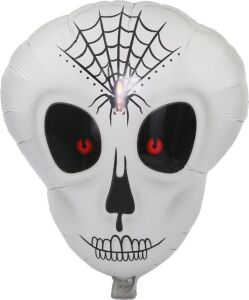 Örümcek Ağ Desenli Iskelet Folyo Balon