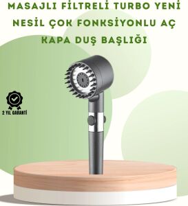 Banyo Için Filtreli Duş Başlığı Pratik Kullanım