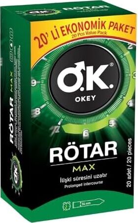 Rötar Max Prezervatif, 20'li