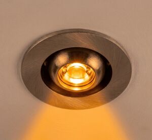 1 Adet Cata Ct 5268 Ufo Yıldız 1.5W Sıva Altı LED Spot Satin Kasa Amber Işık
