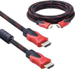 PM-9554 3 Metre Yüksek Hızlı 1.4V HDMI Kablosu 1080P-4K-3D Dayanıklı Örgülü Dış Kılıf