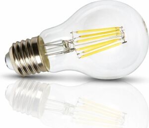 1 Adet Kendal KES501 LED Rustik Ampul 6W 6500K Beyaz Işık E27 Duy