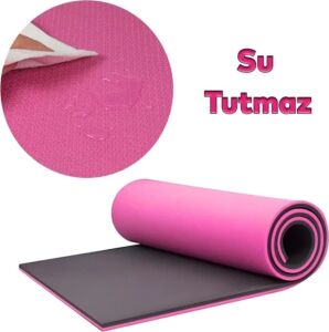 10 mm Fitness Yoga Matı Kaymaz Yüzey Çift Taraflı Kullanım Dayanıklı Eva Malzeme