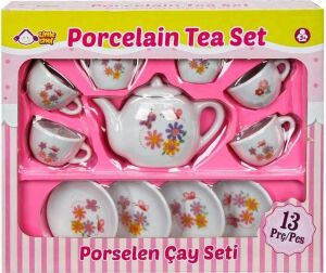 Sunman Porselen Çay Takımı 13 Parça - Stokta Olan Model Gönderilir