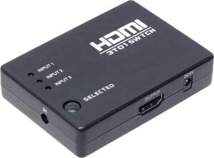PM-6853 3 Giriş 1 Çıkış HDMI Swıtcher Toplayıcı Kuman