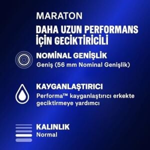 Maraton Geciktiricili Prezervatif 20'li 1 x 20 Adet