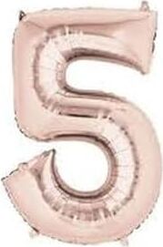 Çıtıpıtıstore Rose Gold Rakam Folyo, 5