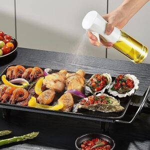 Sprey Yağdanlık Cam Şişe Yağ Püskürtücü 225 ml Airfryer Kızartma Izgara Salata Için Yağlık