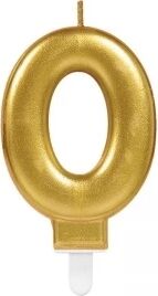 0 Rakam Mum Gold Renk