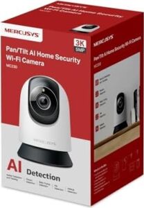 MC230 | 3k 5mp Ultra Hd Akıllı Wi-Fi Güvenlik Kamerası | 360° | 13.5x Zoom | Yapay Zeka Kişi ve Evcil Hayvan Algılama | Bebek Ağlama Sesi Duyarlı | Gece Görüşlü | Bulut/sd Kart Depolama