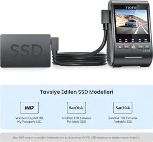 A329 Için Type-C SSD Data Kablosu 1.8 Metre