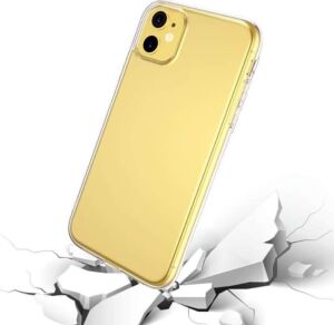 ile Uyumlu Şeffaf Clear Silikon Yüksek Kalite Darbeye Dayanıklı Şık Telefon Kılıfı (Iphone 11)