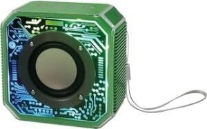 800 Mah Kablosuz 5.2 Ledli Taşınabilir Bluetooth Hoparlör Yeşil Bts-86