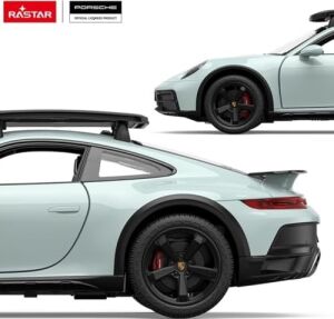 Rastar 1:14 Porsche 911 Dakar Uzaktan Kumandalı Araba 2.4ghz Kesintisiz Frekans Elle Açılır Kapanır Kapılı Çıkarılabilir Tavan Raflı 29 cm Orijinal  Off-Road Yarış Oyuncak Araba 3 Yaş ve Üzeri