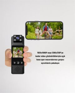 Hareket Algılayıcılı Taşınabilir Mini Kamera – 3mp Fotoğraf, Düşük Güç Tüketimi