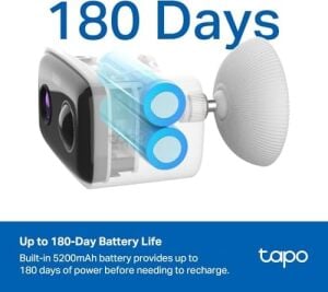 C400 | 1080P 2mp Dış Mekan Güvenlik Kamerası | 180 Gün Pil Ömrü | Kişi Algılama | Renkli Gece Görüşü | IP65 | Microsd & Bulut Depolama | 10000MAH Batarya