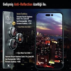 Fixmaster iphone 17 Pro - 17 Pro Max Uyumlu (Gümüş) Kamera Lens Koruyucu, Kolay Kurulum, Alüminyum Alaşımlı Çerçeve, Darbelere ve Çizilmelere Karşı Yüksek Dayanıklı Temperli Cam