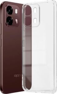 Ehr. Oppo A6 Pro 4g ile Uyumlu Kılıf, 2mm Kalınlaştırılmış Şeffaf Silikon, Darbe Emici Kamera Korumalı Esnek Arka Kapak