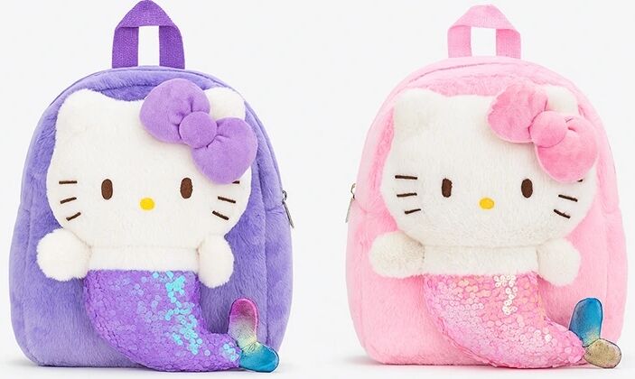 Peluş Hello Kitty Deniz Kızı Sırt Çantası