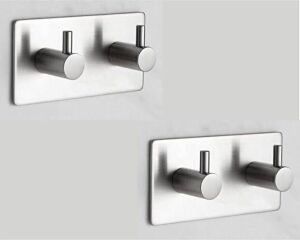 Paslanmaz Çelik Havlu/bornoz Askısı / 2 Adet Ikili Askılık/banyo Mutfak Havlu Askısı