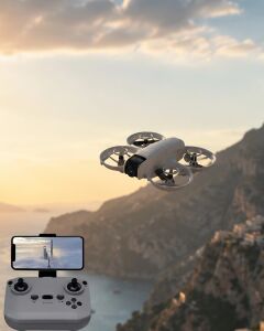 Uzaktan Kumandalı Mini Drone Hd Kamera Işıklı Tasarım