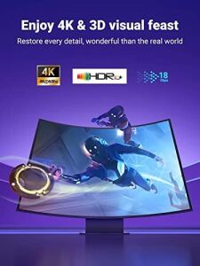 4K HDMI Kablosu Arc 3D Ethernet Için Ps5 Soundbar, Xbox Series S, Monitör Vb. (3m)