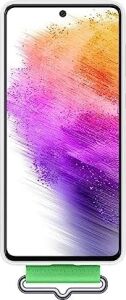 Galaxy A73 Kordonlu Silikon Kılıf - Beyaz