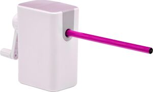 Kalemtıraş, Kollu Masa Tipi, Plastik, Pembe