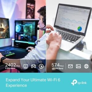 TX50UH, AX3000MBPS USB Adaptörü, Wi-Fi 6, USB 3.0, Çift Bantlı, Wpa3, Beamforming, Mu-Mımo