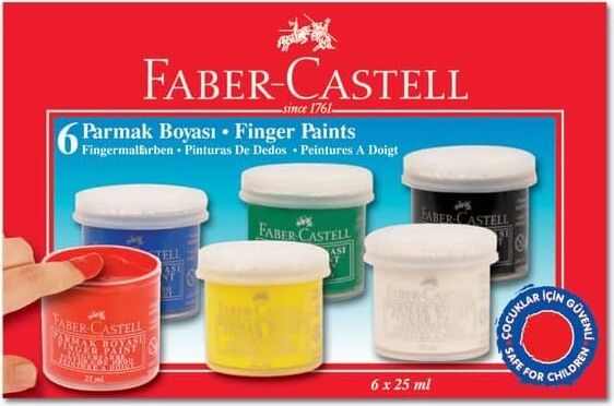 Parmak Boyası 6 Renk (160402)