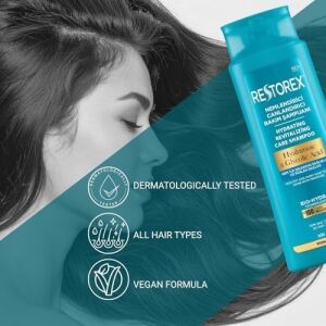Restorex Kırık ve Işlem Görmüş Saçlar Için Onarıcı Bakım Şampuanı 500 ml