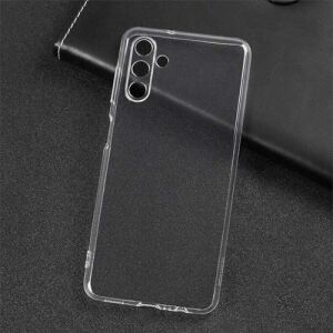 Galaxy S25 Fe Uyumlu Şeffaf Kamera Korumalı Esnek Silikon Darbe Önleyici Çizilme Karşıtı Dayanıklı Tpu Şeffaf Koruyucu Kılıf