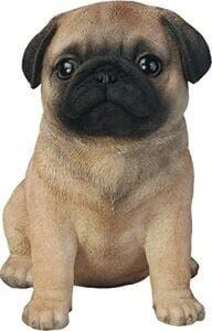Hi Line Figur Sitzender Mops