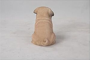Hi Line Figur Sitzender Mops