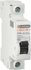 1 Adet Günsan 1X40A C Serisi 6ka Otomatik Sigorta OS3C160-1C40