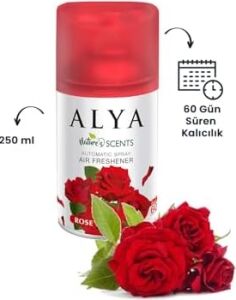 Rose- Gül Oda Kokusu Yedek Makine Spreyi 250 ml