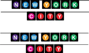 Beistle 53650 Asılı Afişler 2 Parça New York City Parti Dekorasyonları, 12,7 cm x 6 ', Siyah/mor/mavi/sarı/yeşil/pembe/kırmızı